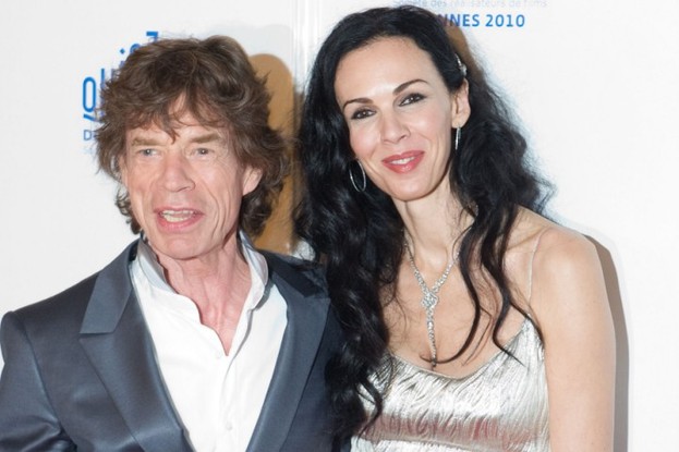 L'Wren Scott e Mick Jagger no Festival de Cannes, em 2010