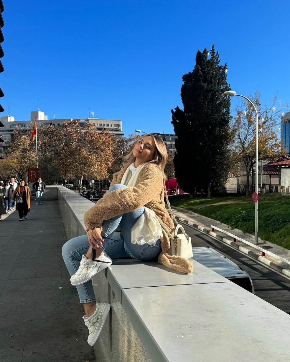 Gabriely Miranda curtiu viagem para Europa com namorado, Endrick — Foto: Reprodução Instagram