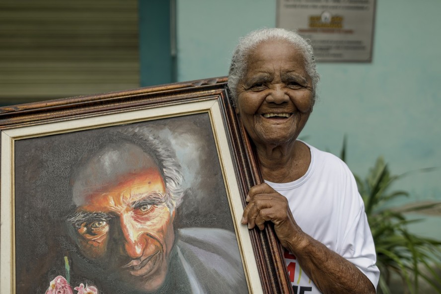 ona Terezinha Mendes da Silva, de 96 anos, foi a primeira parceira de Betinho na Ação da Cidadania