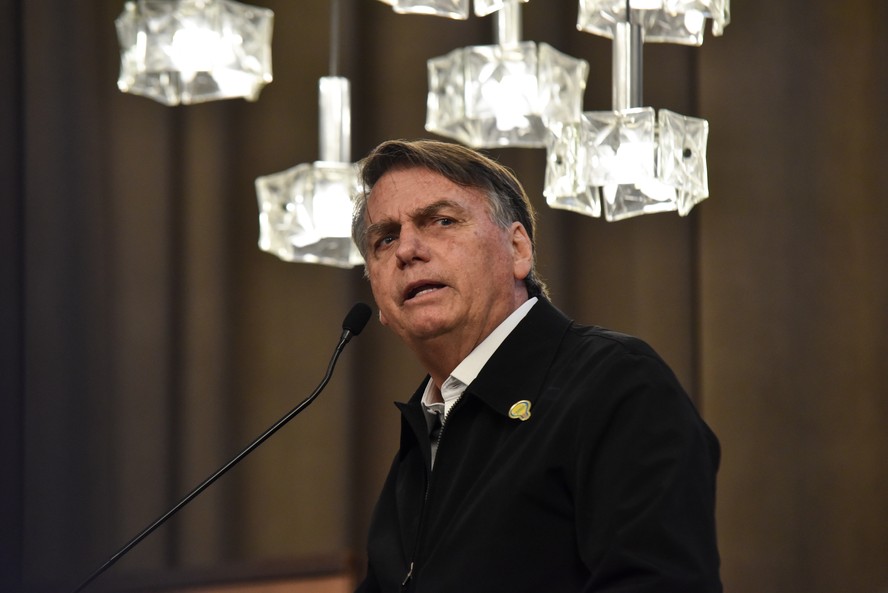 O ex-presidente Jair Bolsonaro