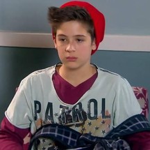 João Guilherme estreou na TV em "Cumplices de um resgate", do SBT, quando tinha 13 anos — Foto: Reprodução/SBT