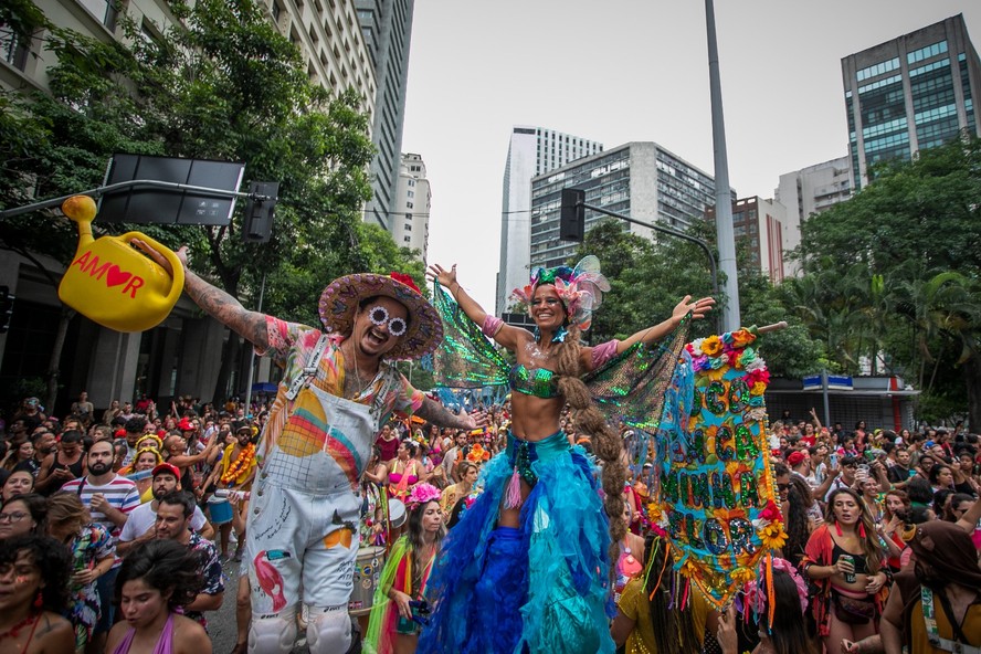 Abertura não oficial do carnaval no centro