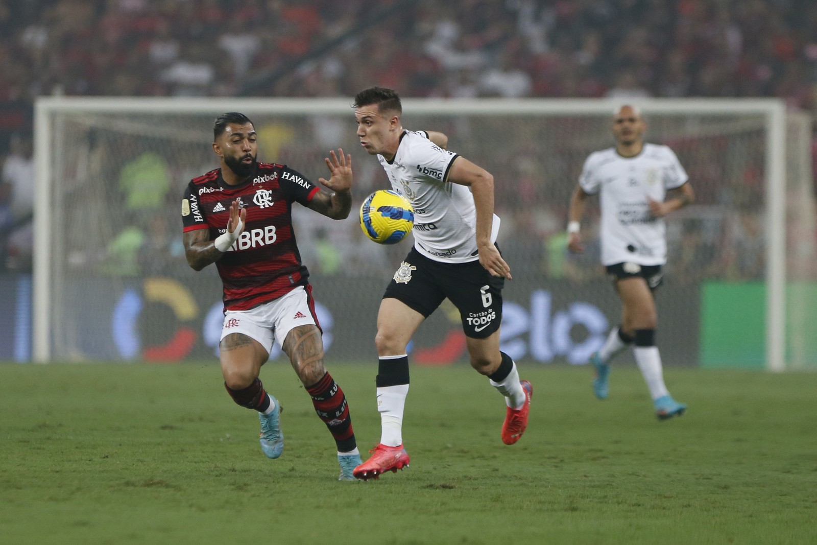 Flamengo e Corinthians se enfrentam pela final da Copa do Brasil   — Foto: Guito Moreto