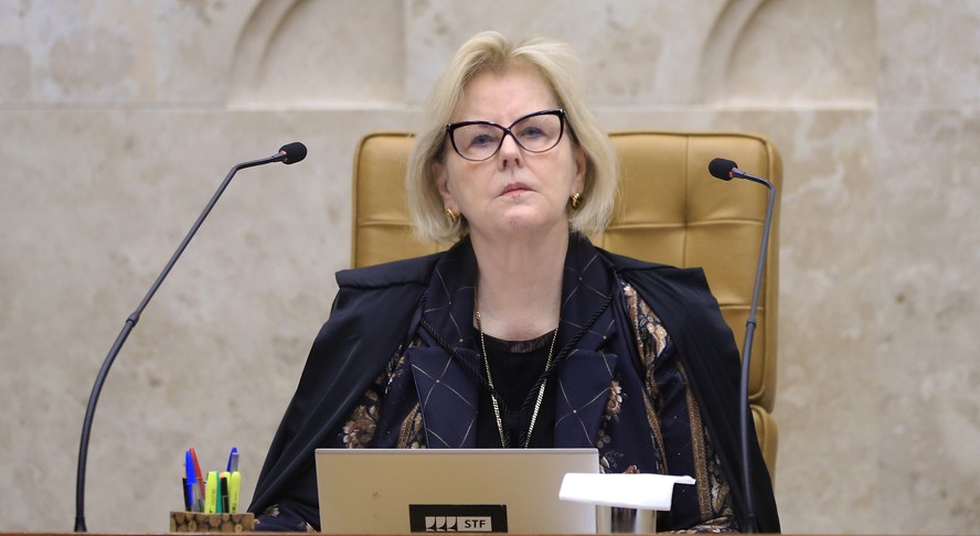 A presidente do STF, ministra Rosa Weber