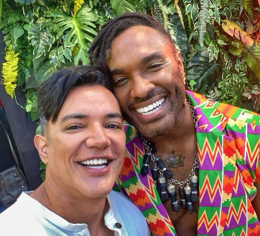 Fred Nicácio e o marido, Fabio Gelonese — Foto: Reprodução/Instagram