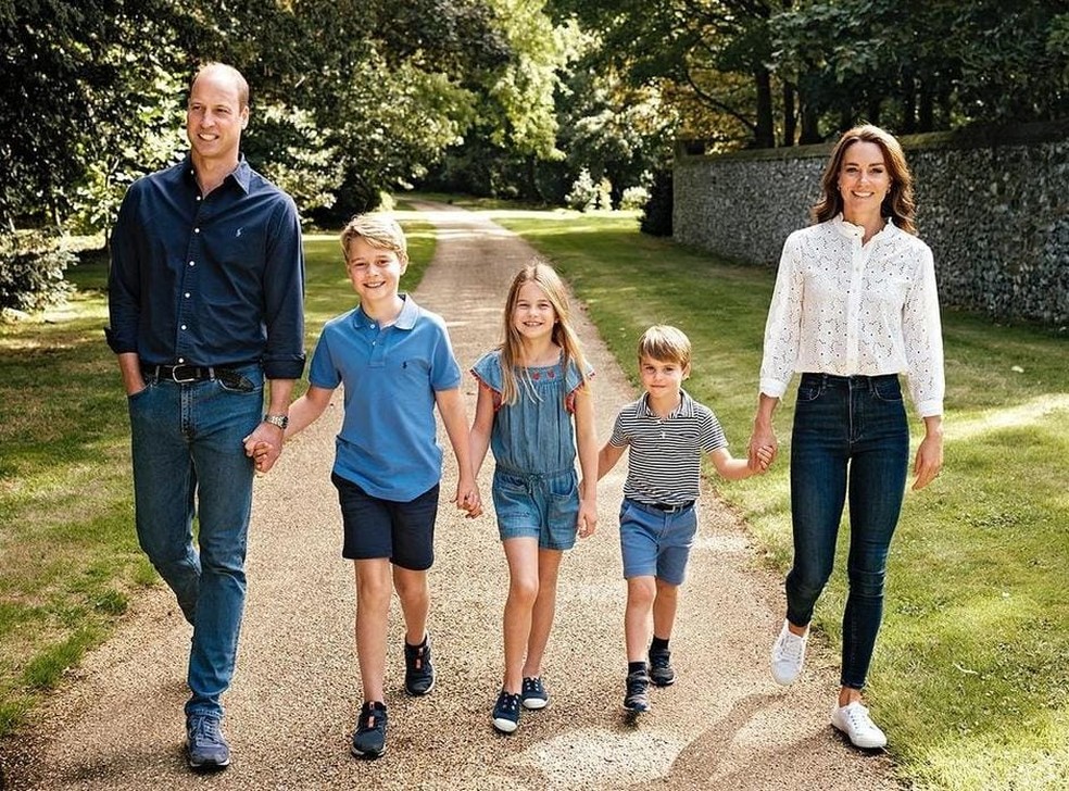 Kate Middleton diz que teve dificuldade em explicar que está com câncer aos filhos: 'levou tempo' — Foto: Reprodução