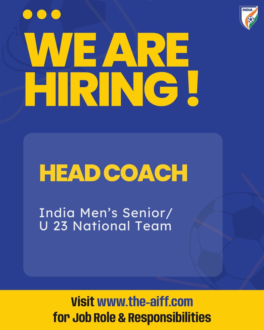 Índia abre processo seletivo para contratar técnico para seleção masculina