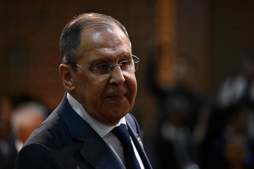 O ministro das Relações Exteriores da Rússia, Sergei Lavrov, no Rio