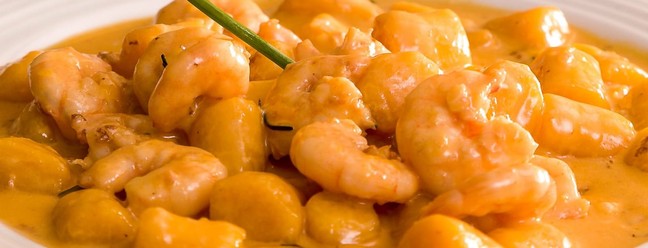 Gnocchi de Abóbora com Camarão do Bistrô MAC (2629-1416): R$ 64 — Foto: Divulgação