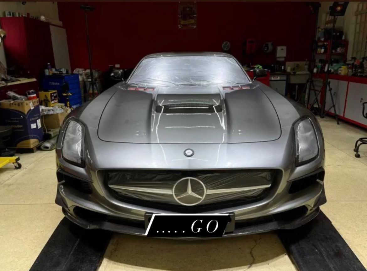 Mercedes exposta por Leite — Foto: Reprodução
