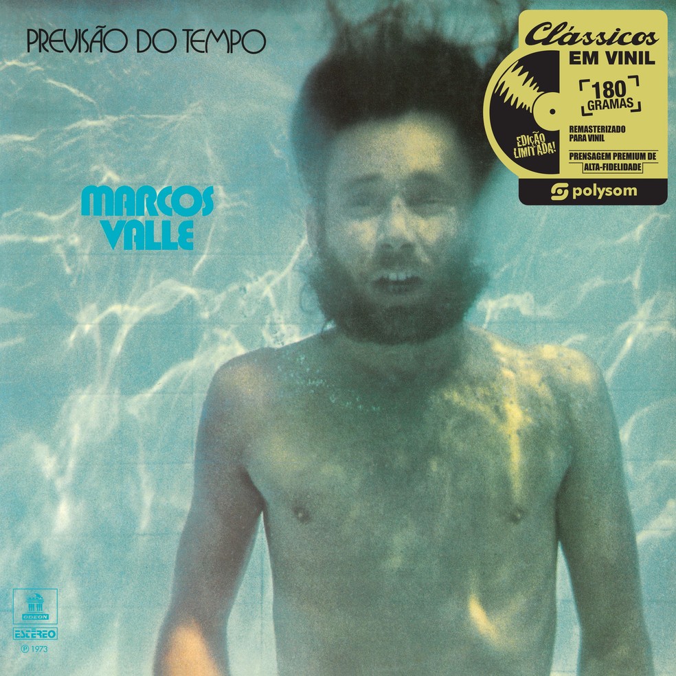 Capa do LP "Previsão do tempo" (1973), de Marcos Valle — Foto: Reprodução