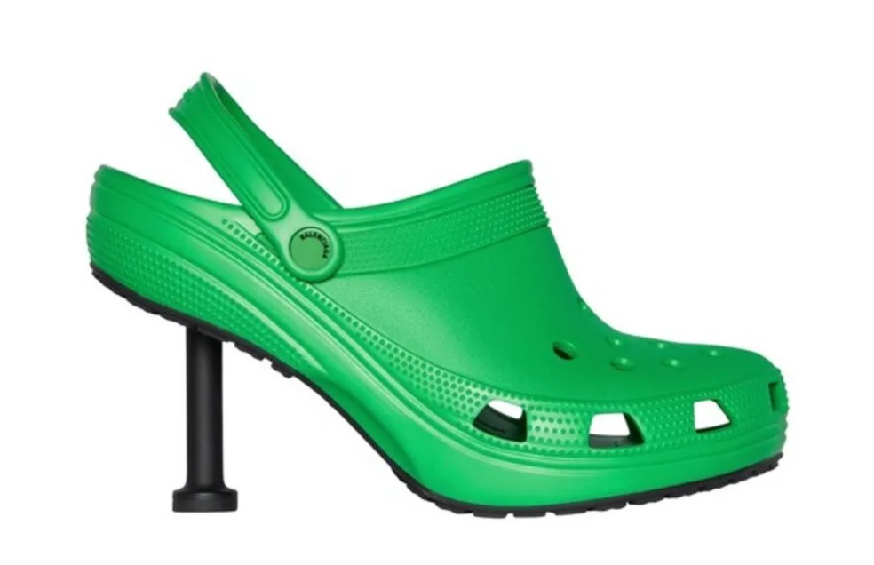 Crocs de salto alto da Balenciaga — Foto: Divulgação