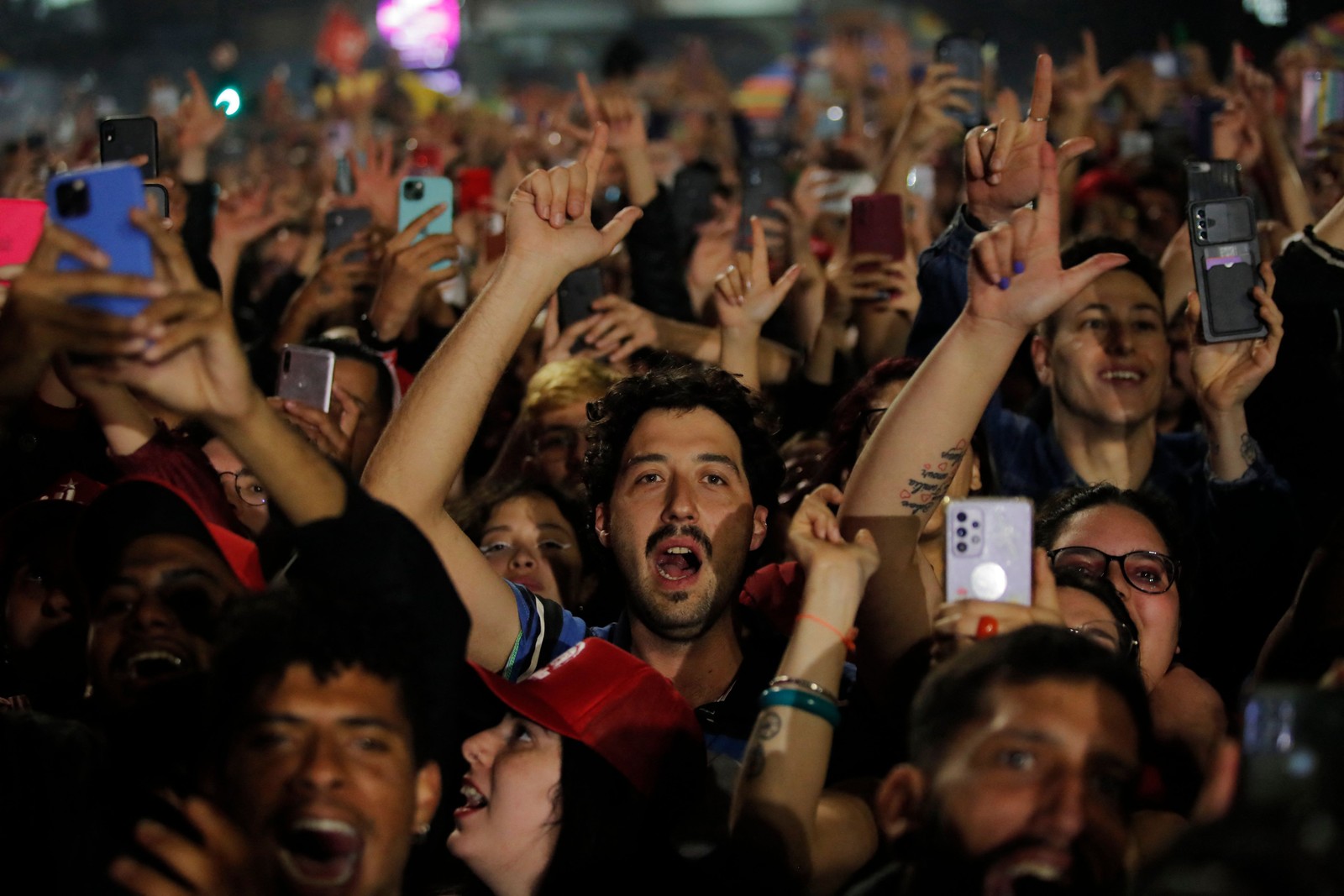 Apoiadores de Lula lotaram Avenida Paulista — Foto: Caio Guatelli/AFP