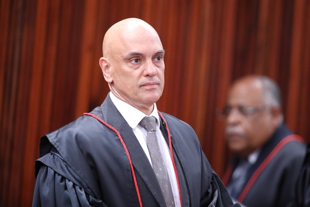 O presidente do TSE, ministro Alexandre de Moraes