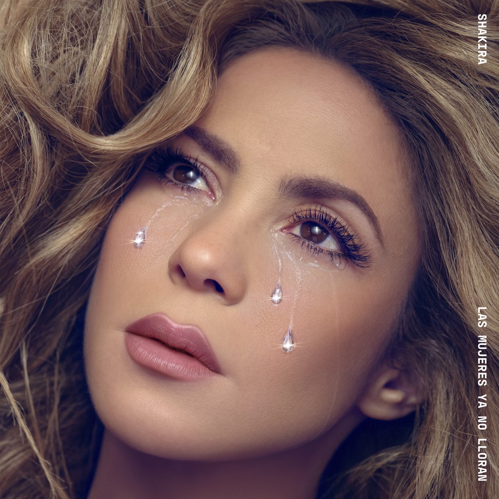 Capa do álbum "Las mujeres ya no lloran", de Shakira — Foto: Reprodução