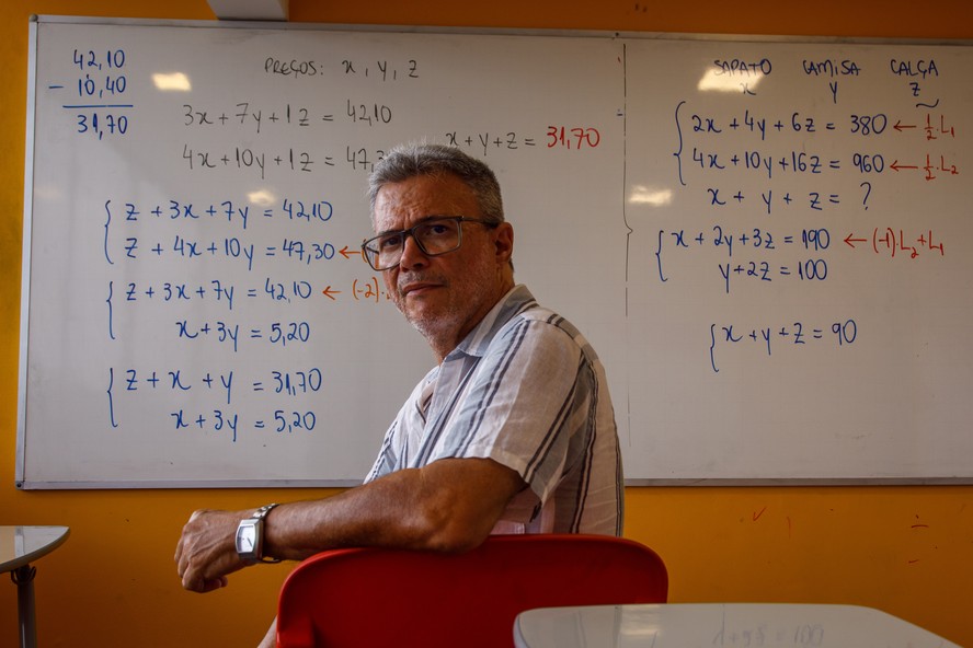 José Aldenir é professor de matemática em Brasília e já está há 3 anos tentando se aposentar