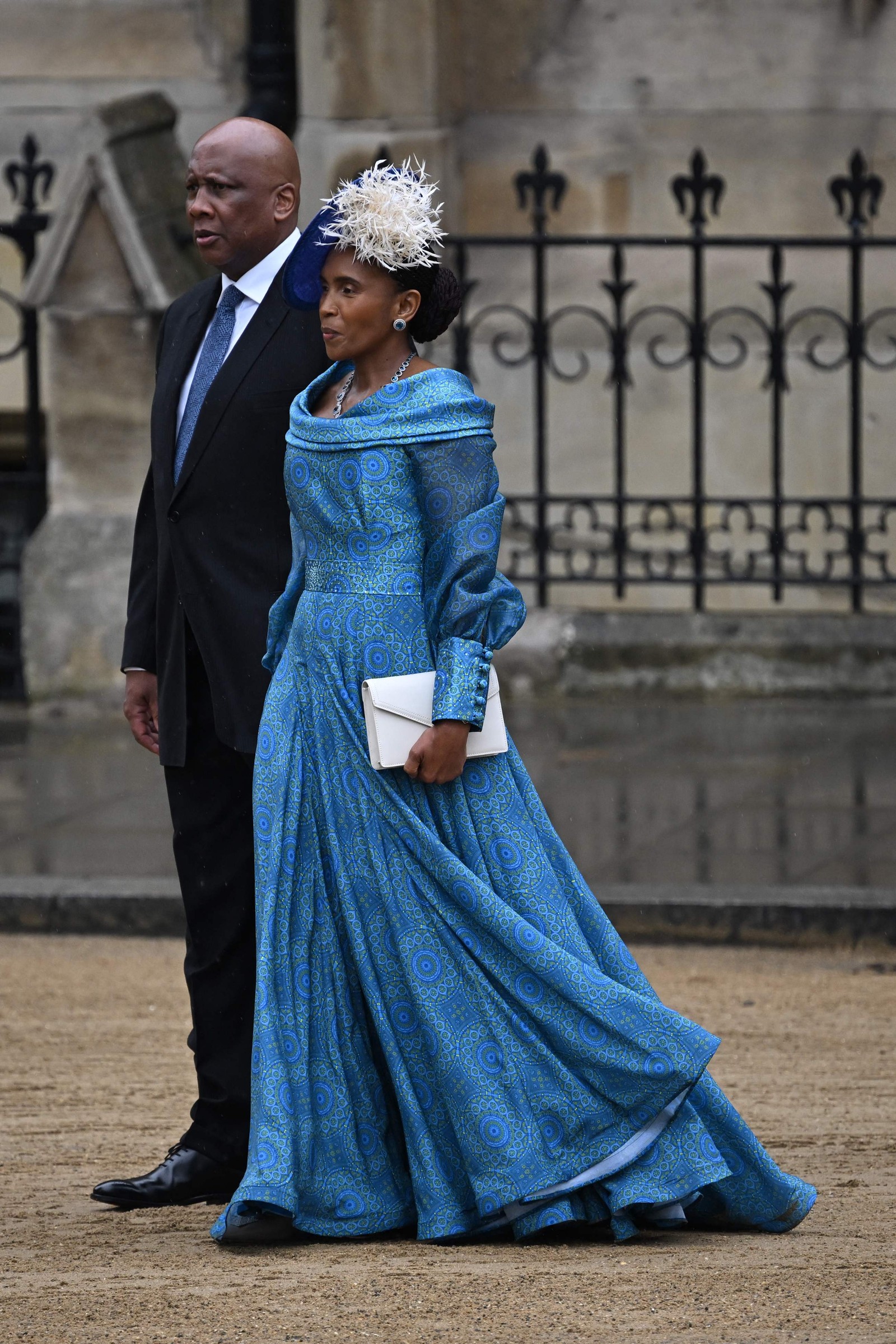 Masenate Mohato Seeiso, rainha do Lesoto — Foto: Paul ELLIS / AFP