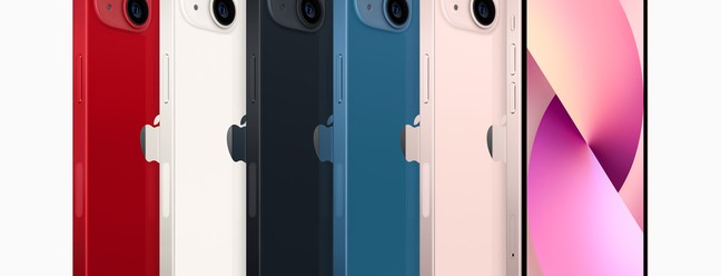 Apple lança iPhone 13 com várias cores e nova disposição de câmerasDivulgação