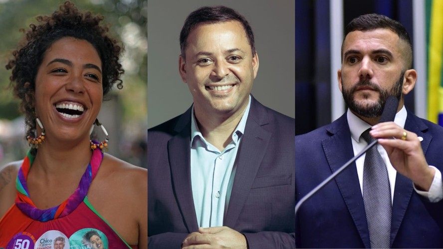 Talíria Petrone, Rodrigo Neves e Carlos Jordy são os três principais pré-candidatos ao cargo de prefeito em Niterói