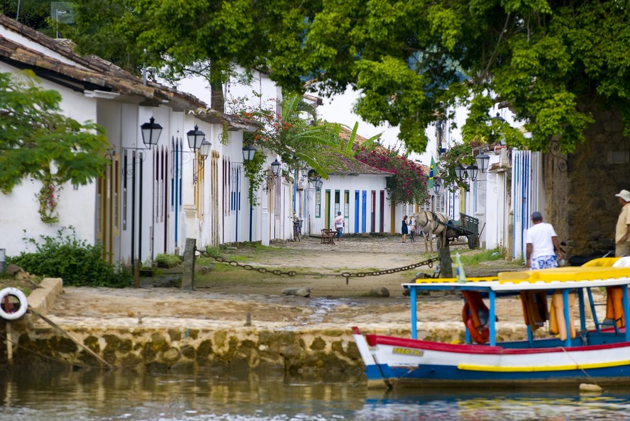 Centro Histórico de Paraty, conjunto colonial reconhecido como Patrimônio Mundial pela Unesco