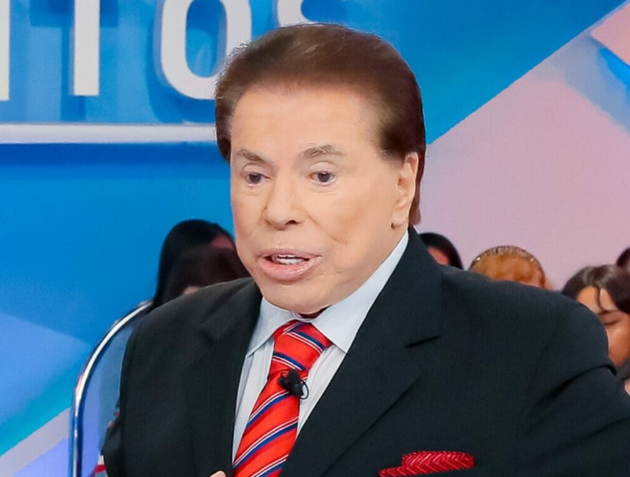 O apresentador Silvio Santos, do SBT