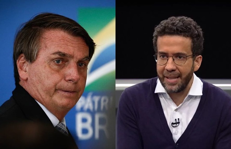 Jair Bolsonaro e André Janones