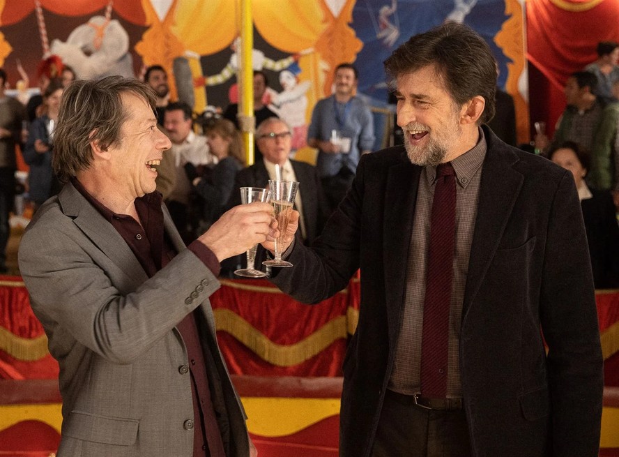 Mathieu Amalric e Nanni Moretti em 'O melhor está por vir'