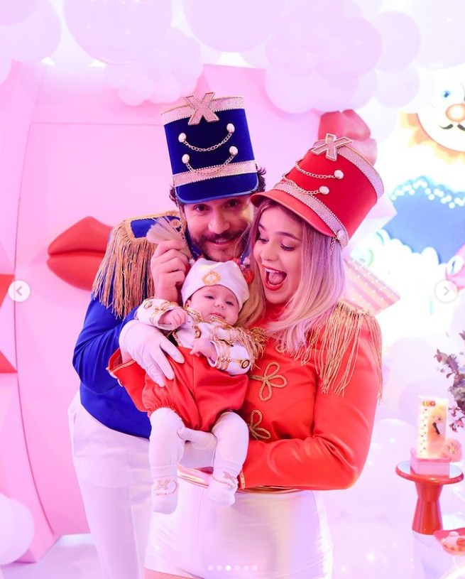 2º mês: Eliezer e Viih Tube celebram 2 meses da filha Lua com festa temática 'Xou da Xuxa' — Foto: Reprodução/Instagram
