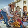 María Corina Machado em campanha nas eleições presidenciais da Venezuela em Táchira - @MariaCorinaYA