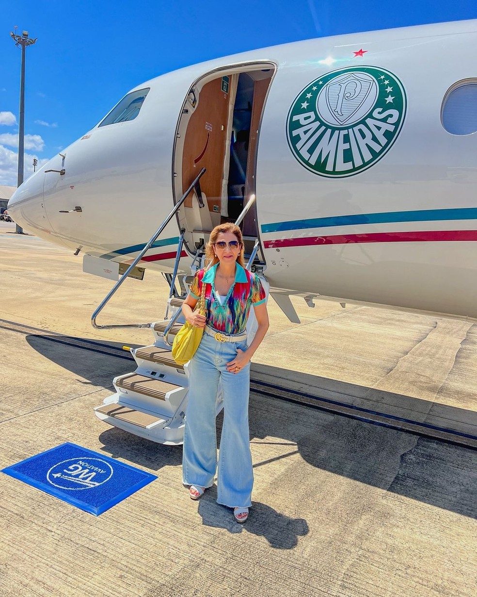 Leila Pereira comandará o Palmeiras até o fim de 2024 — Foto: Reprodução Instagram