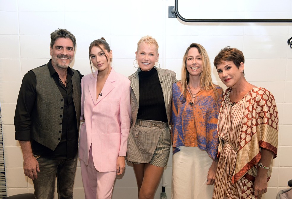 Junno Andrade, Sasha, Xuxa, Mariana Richard e Andréa Veiga  — Foto: Arquivo pessoal