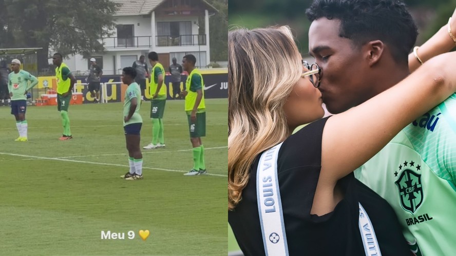 Craque do Palmeiras, Endrick namora a modelo Gabriely Miranda