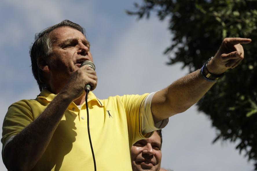 O ex-presidente Jair Bolsonaro