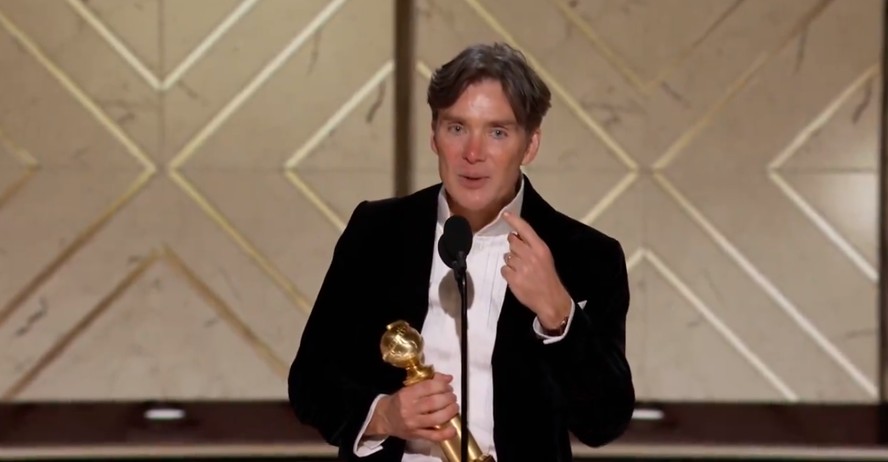 Cillian Murphy conquista o Globo de Ouro por 'Oppenheimer'