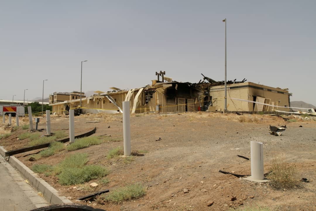 O país registrou uma série de aparentes ataques este ano. Um incêndio atingiu a Instalação Nuclear de Natanz, em Isfahan, Irã, no dia 2 de julho deste anoVIA REUTERS - 02/07/2020