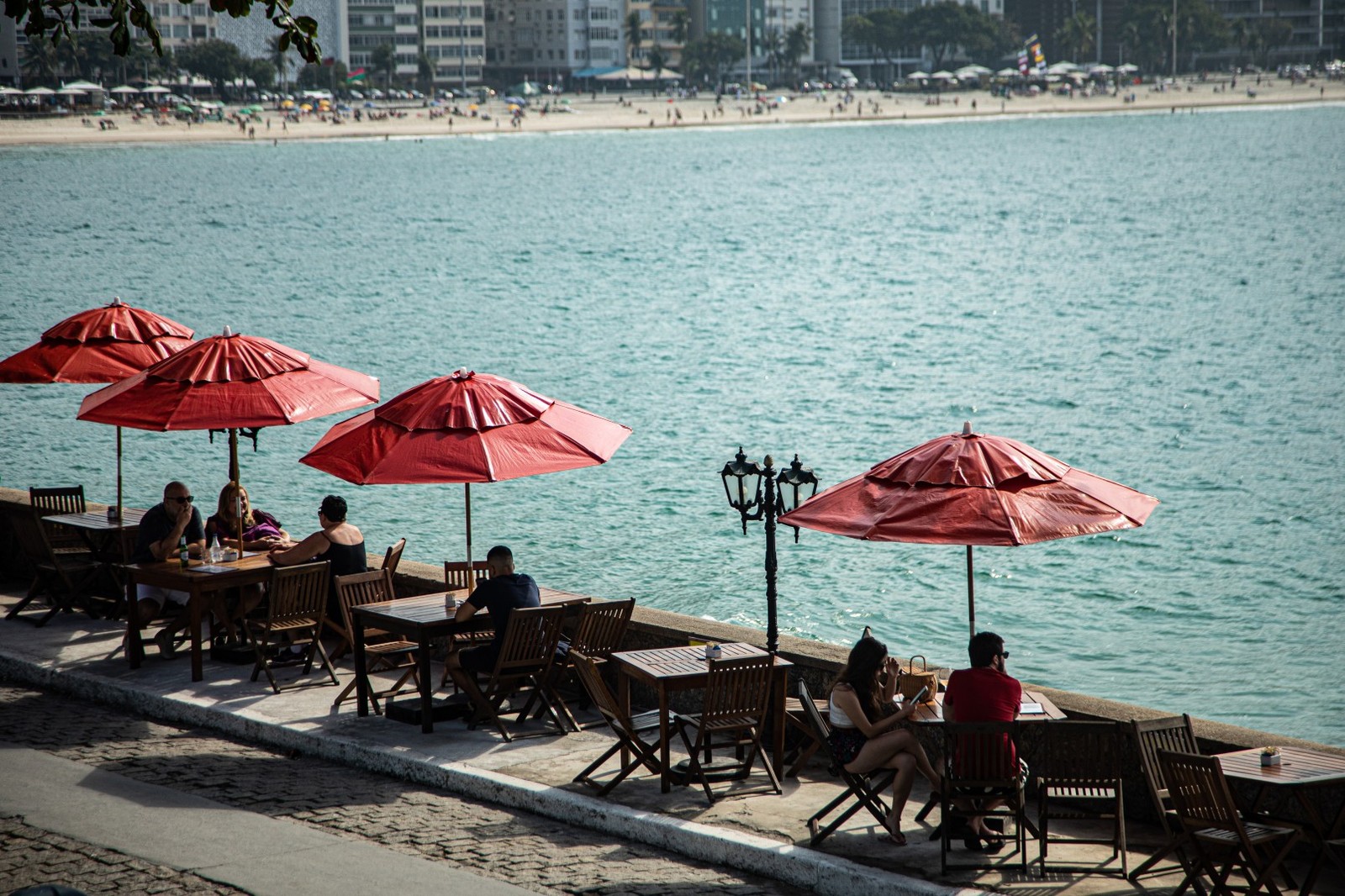 Após anúncio de concessão, Forte de Copacabana vive dia normal — Foto: Hermes de Paula