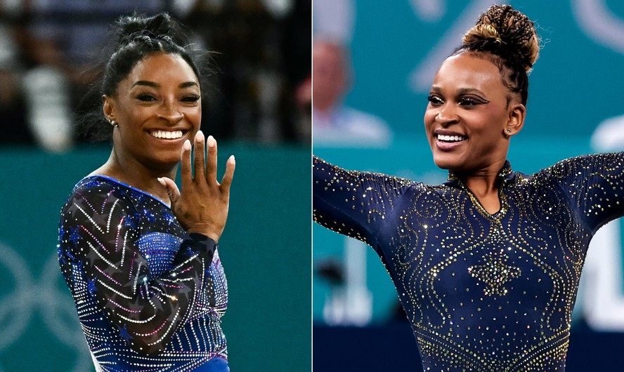 Biles e Rebeca duela prova a prova em Paris