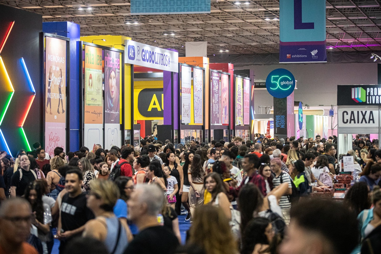 Bienal do Livro de 2023. Evento comemora 40 anos. — Foto: Hermes de Paula/Agência O Globo