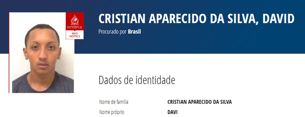 Brasileiro mais jovem a integrar a lista é o paranaense Davi Cristian Aparecido da Silva — Foto: Reprodução