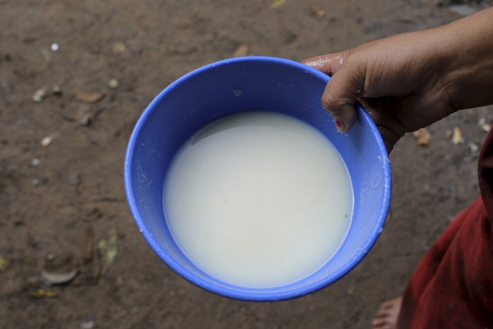 Tigela onde é servida a refrescante e nutritiva caíçuma , bebida fermentada e inebriante que socializa os ashaninkas durante as reuniões de amigos e familiares -   Foto: Domingos Peixoto / Agência O Globo