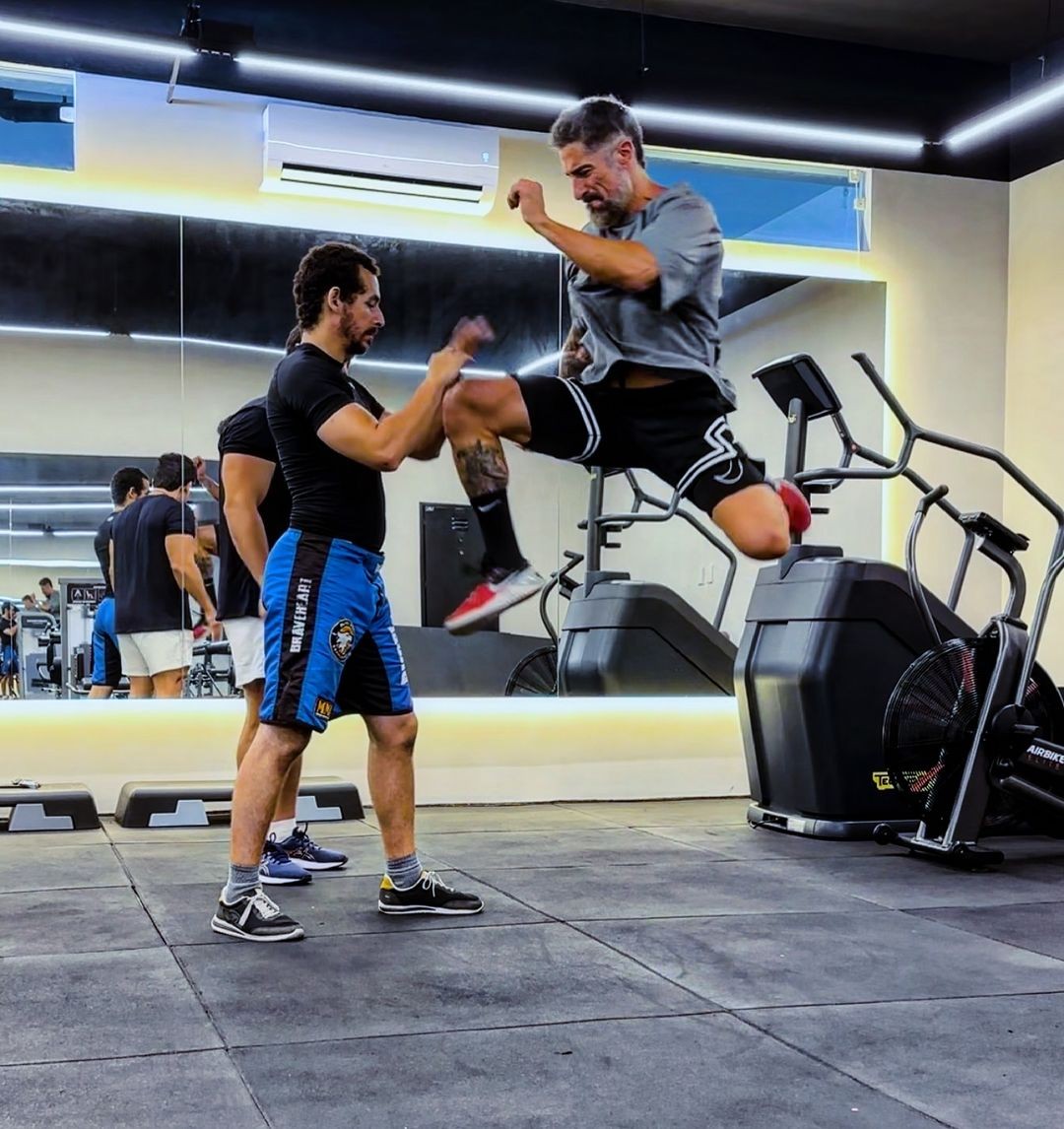 Marcos Mion mudou sua rotina de treinos para um filme — Foto: Reprodução Instagram