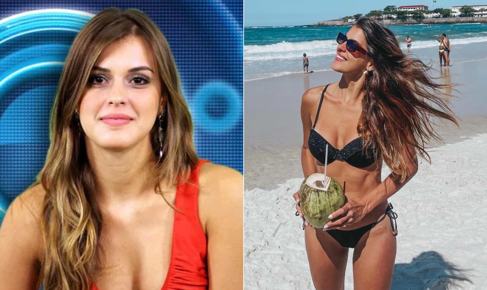 Antes e depois: Angela, do BBB14 — Foto: Reprodução