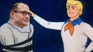 Outro meme satírico de Zanin, com referência ao desenho Scooby-Doo — Foto: Reprodução