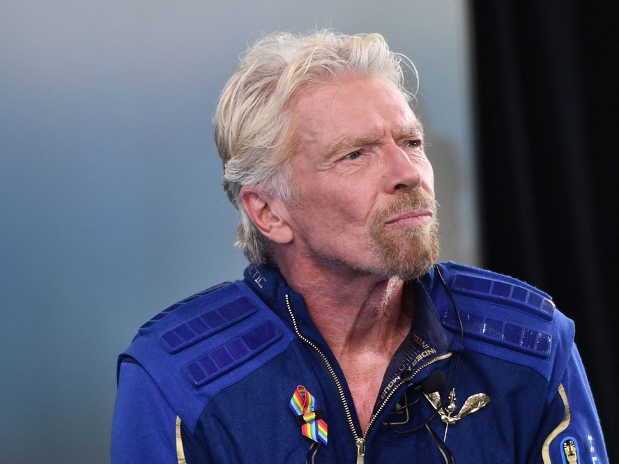 O bilionário Richard Branson, dono do grupo Virgin