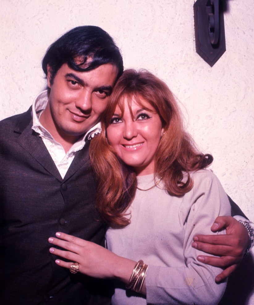Com Wanderléa, em 1967