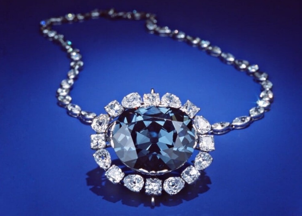 Hope Diamond é uma das joias mais caras do mundo — Foto: Reprodução Internat