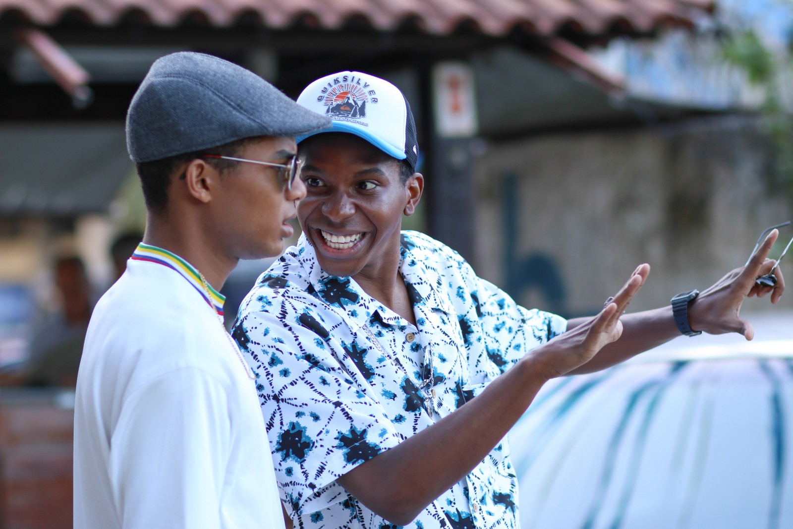 Juan Paiva e Lucas Penteado em 'Nosso sonho' — Foto: Angelica Goudinho