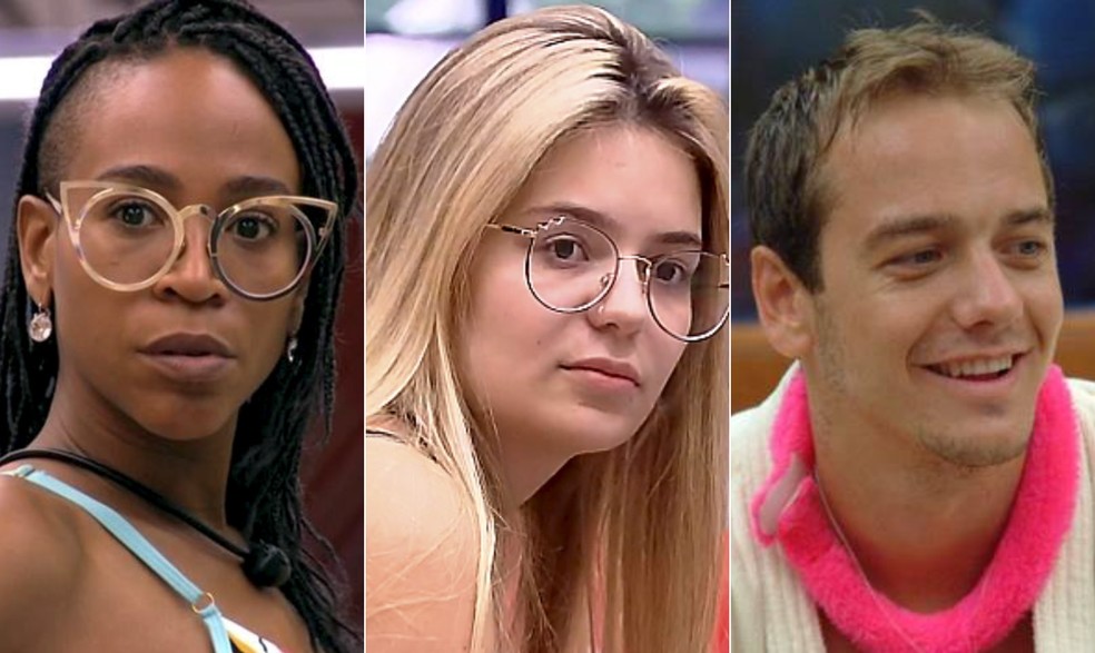 Karol Conká, Viih Tube e  Rogério Padovan: mais de 90% de rejeição — Foto: Reprodução TV Globo