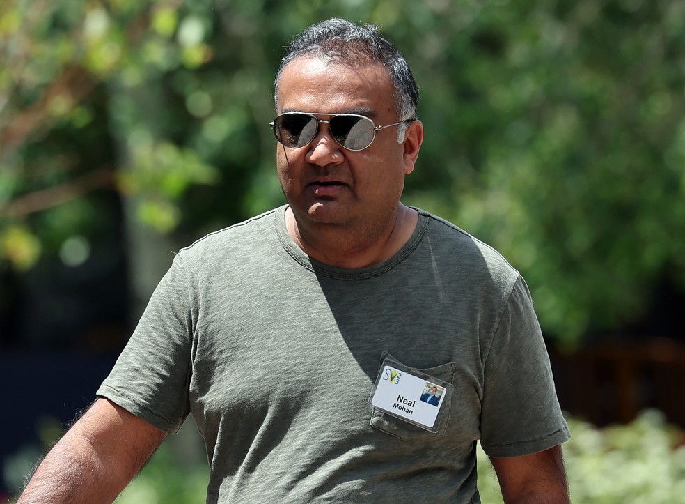 Neal Mohan, CEO do YouTube — Foto: AFP