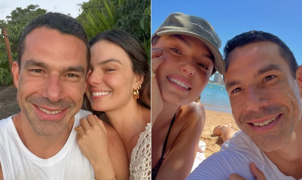Marcus Buaiz e Isis Valverde: casal anunciou noivado — Foto: Reprodução/Instagram